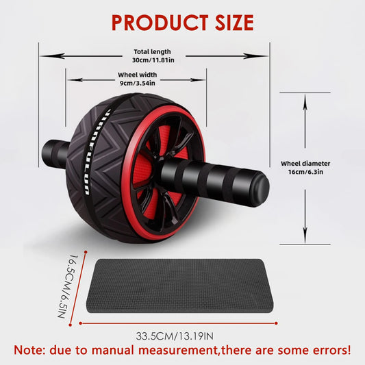 Ab Roller for Abs Workout Ab Roller Wheel Exercise Strength Training Home Gym Fitness Equipment Exercises Abdominal Strength