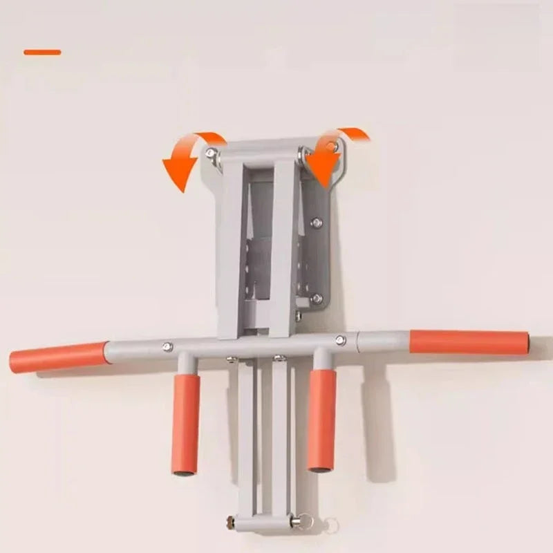 1PC Pull-up Device Home Indoor Horizontal Bar Punching Wall Fixed Wall Single Parallel Bar Sandbag Rack Fitness Equipment