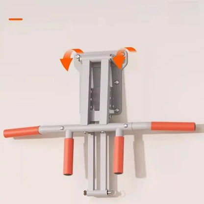 1PC Pull-up Device Home Indoor Horizontal Bar Punching Wall Fixed Wall Single Parallel Bar Sandbag Rack Fitness Equipment