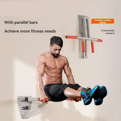 1PC Pull-up Device Home Indoor Horizontal Bar Punching Wall Fixed Wall Single Parallel Bar Sandbag Rack Fitness Equipment